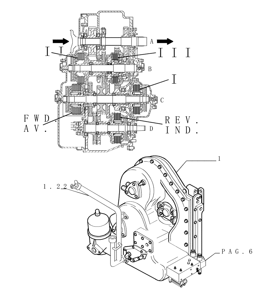 Схема запчастей Case 1850K - (1.211[01]) - TRANSMISSION - ASSY Hydrostatic Transmission