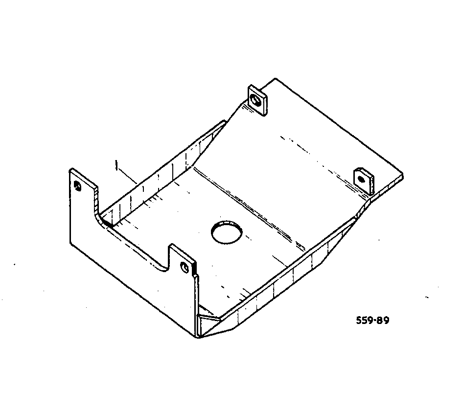 Схема запчастей Case 3400 - (112) - OIL PAN GUARD ATTACHMENT (10) - ENGINE