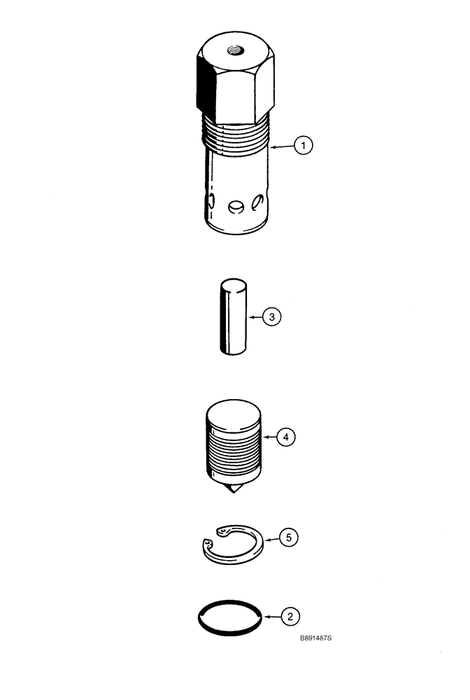 Схема запчастей Case 821C - (08-48A) - VALVE ASSY, PRESSURE, LOW (08) - HYDRAULICS