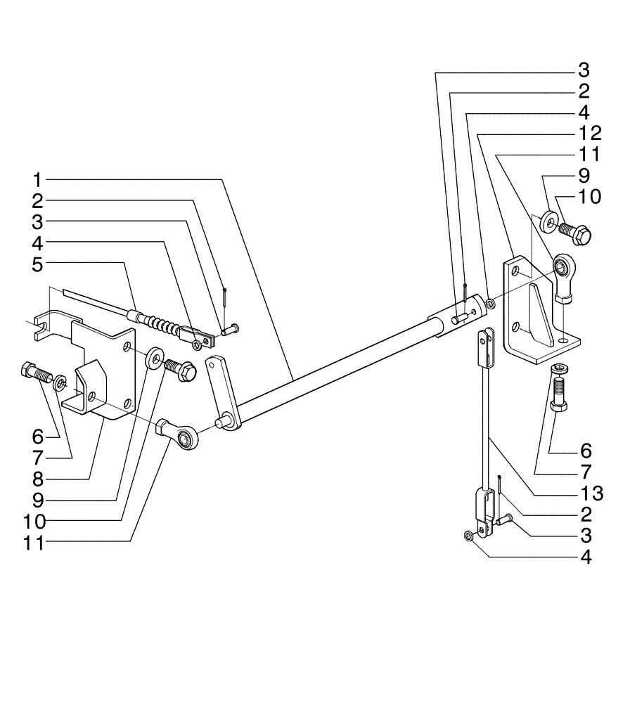 Схема запчастей Case 865B - (07-05[01]) - PARKING BRAKE - (TORQUE CONVERTER) (07) - BRAKES