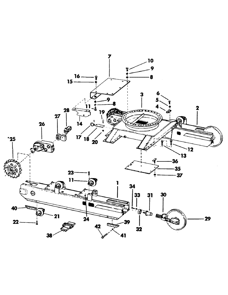 Схема запчастей Case 35EC - (007) - CRAWLER UNDERCARRIAGE AND ATTACHING PARTS (04) - UNDERCARRIAGE