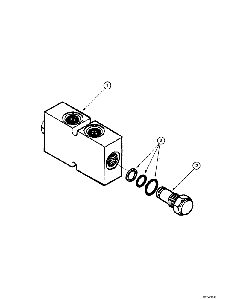 Схема запчастей Case 845 DHP - (08.71[00]) - VALVE RETAINER - ASSEMBLY (08) - HYDRAULICS