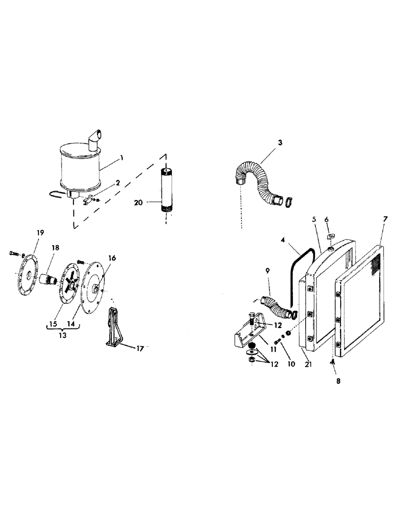 Схема запчастей Case 30YM - (011) - DIESEL ENGINE #55949, (DROTT #55949) AND MOUNTING PARTS (01) - ENGINE