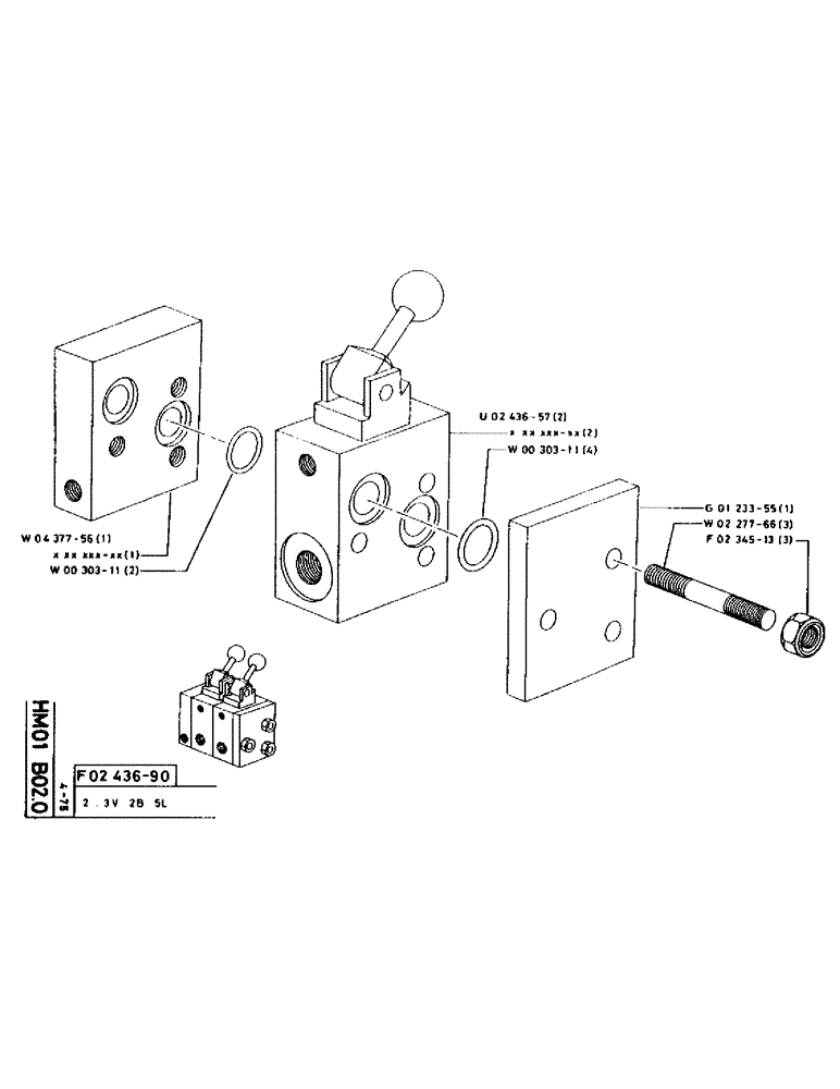 Схема запчастей Case 90CL - (105) - No Description Provided (07) - HYDRAULIC SYSTEM