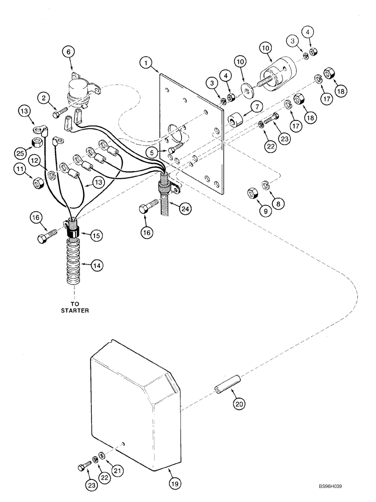 Схема запчастей Case 921C - (04-14) - HARNESS, REAR - RELAY PANEL (Nov 30 2009 2:42PM) (04) - ELECTRICAL SYSTEMS