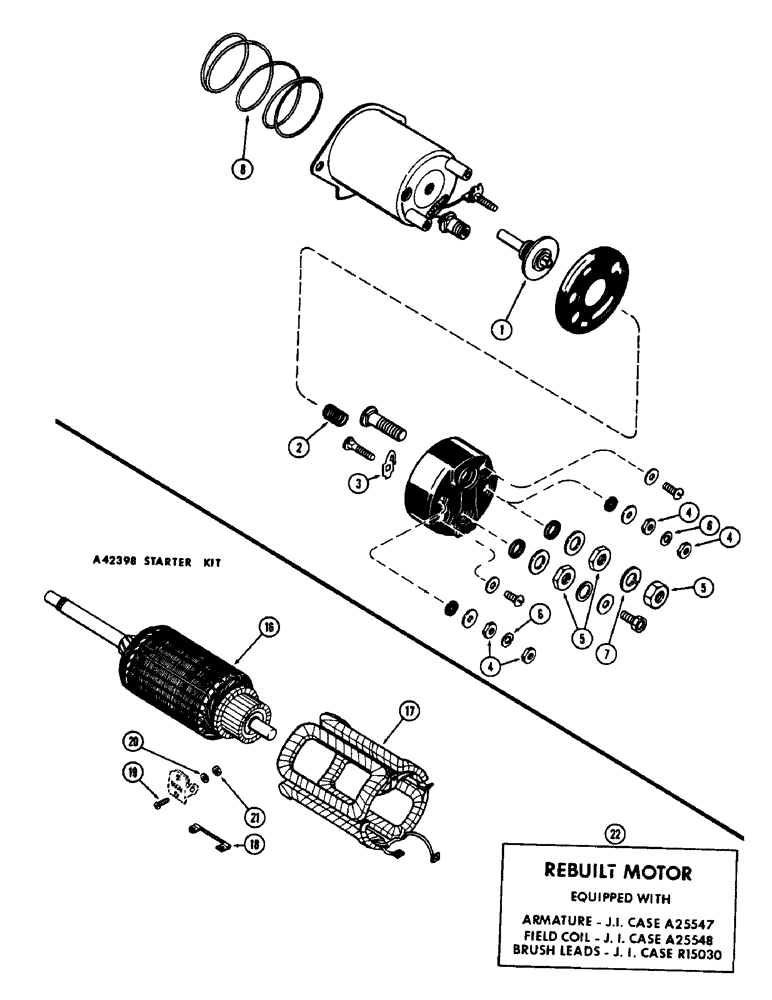 Схема запчастей Case 480CK - (071C) - G44891 SOLENOID, (188) DIESEL ENGINE 