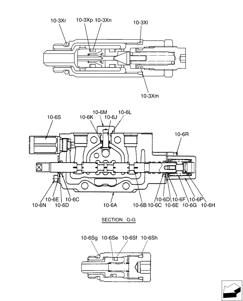 Схема запчастей Case CX36B - (01-030[05]) - VALVE INSTAL (35) - HYDRAULIC SYSTEMS