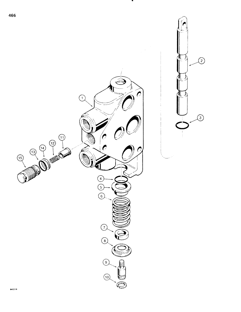 Схема запчастей Case SD100 - (466) - H513648 SWING, BUCKET, AND BLADE LIFT SECTION (84) - BOOMS, DIPPERS & BUCKETS