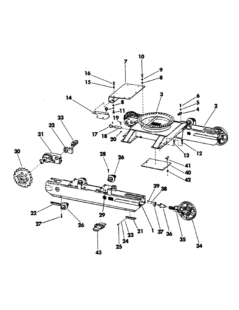 Схема запчастей Case 40EC - (008) - CRAWLER UNDERCARRIAGE AND ATTACHING PARTS (04) - UNDERCARRIAGE