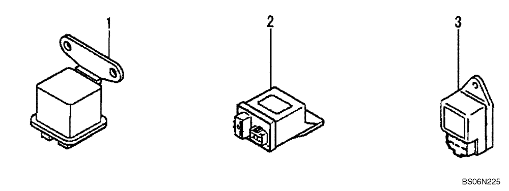 Схема запчастей Case CX17B - (09-027[00]) - GLOW LAMP (55) - ELECTRICAL SYSTEMS