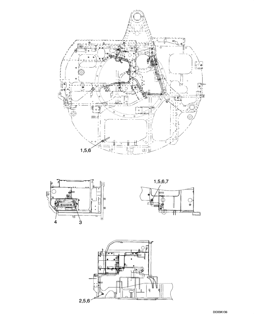 Схема запчастей Case CX47 - (04-10[00]) - BATTERY - CABLES (04) - ELECTRICAL SYSTEMS