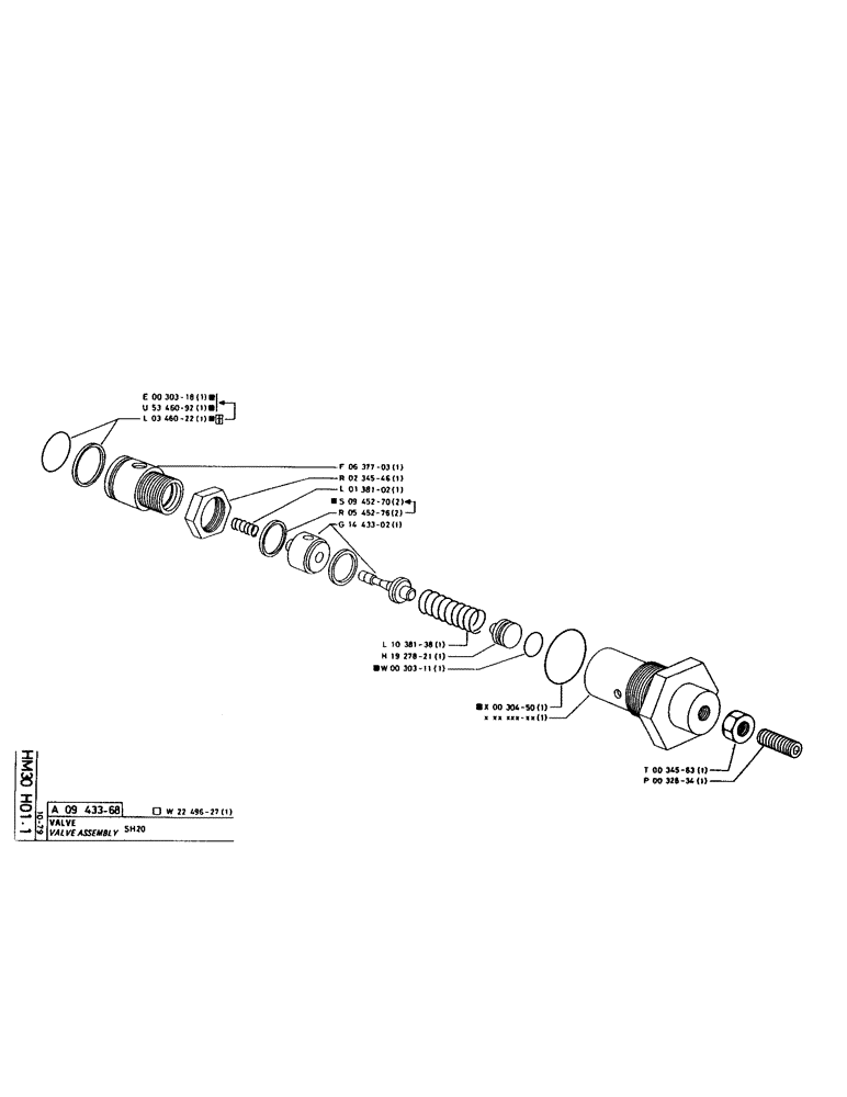 Схема запчастей Case LC80 - (068) - VALVE ASSEMBLY 