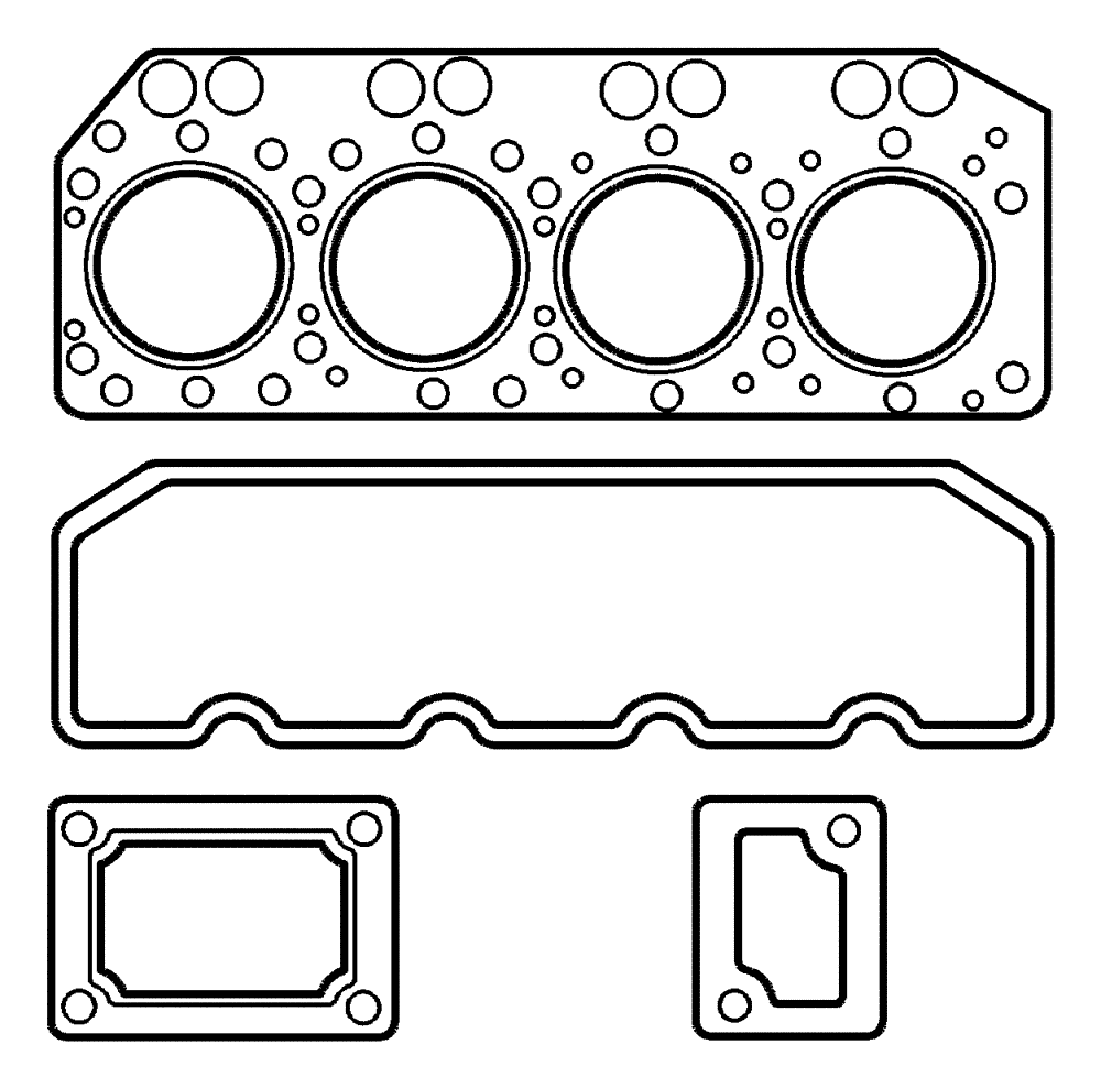 Схема запчастей Case 221D - (95.090[001]) - PACKET SEAL (S/N 581101-UP) (10) - ENGINE