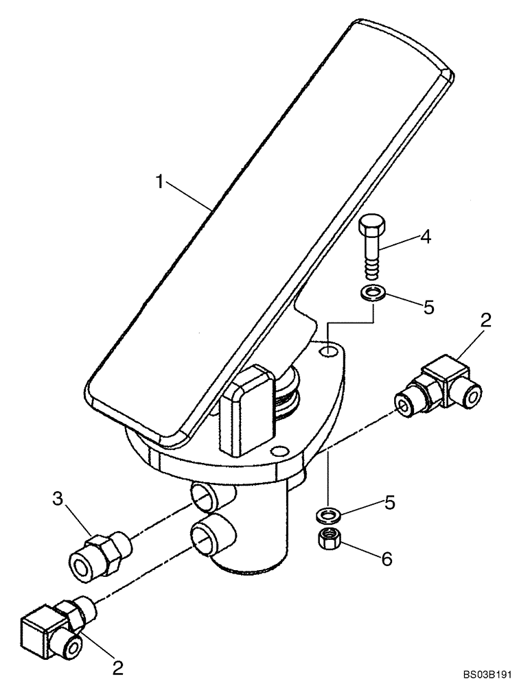 Схема запчастей Case 686GXR - (7-02A) - BRAKE VALVE MOUNTING AND RELATED PARTS (ASN 686G JFE0000705; 686GXR JFE0001847; 688G JFE0003612) (07) - BRAKES