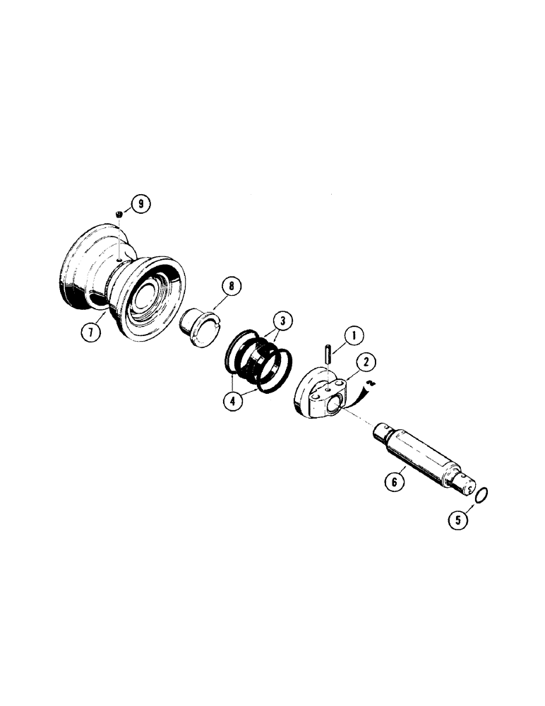 Схема запчастей Case 35 - (010) - TRACK ROLLER, (LOWER), CARRIER ROLLER, (UPPER) (48) - TRACKS & TRACK SUSPENSION