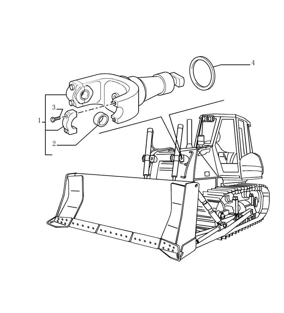 Схема запчастей Case 1850K LT - (9.341[07]) - TRACK FRAME - 8 ROLLERS - OPTIONAL CODE 76078108 (19) - OPTIONS