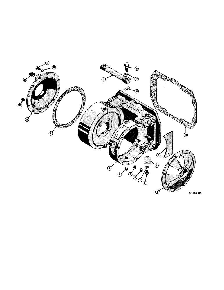 Схема запчастей Case 420B - (148) - WINCH CASE (18) - ATTACHMENT ACCESSORIES