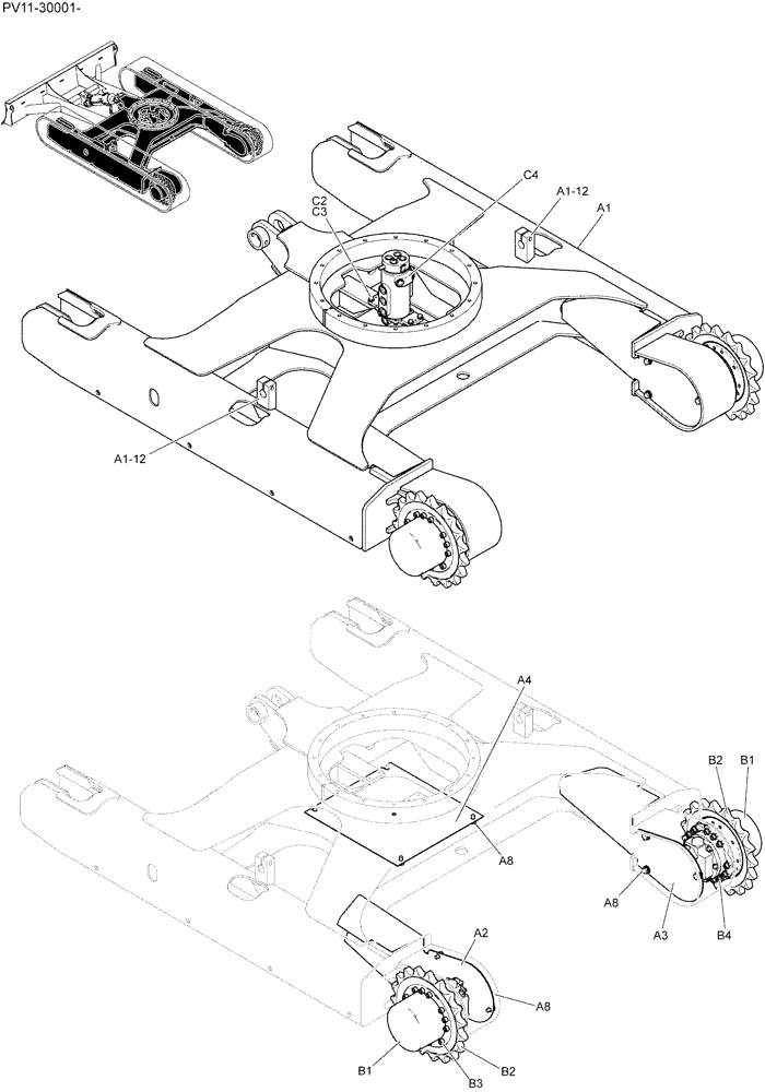 Схема запчастей Case CX27B - (02-001) - LOW GROUP (35) - HYDRAULIC SYSTEMS