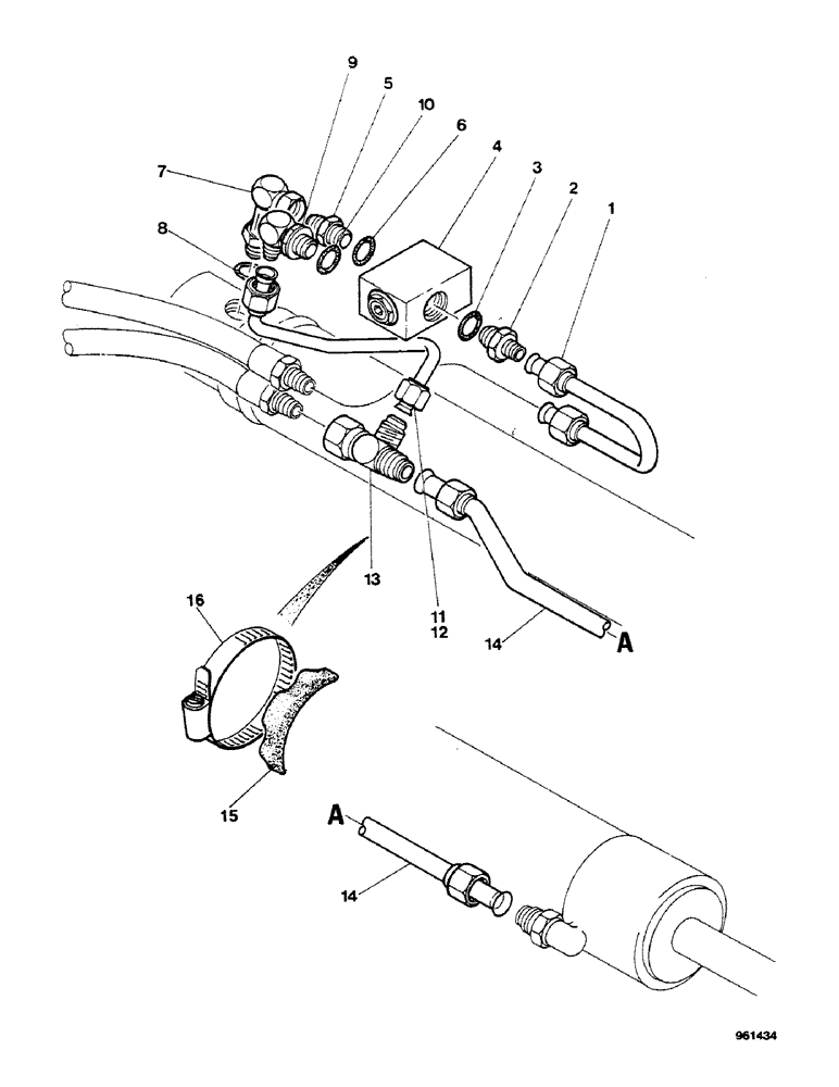 Схема запчастей Case 580G - (222) - AXIAL BACKHOE - STABILIZER CYLINDER CHECK VALVES (08) - HYDRAULICS