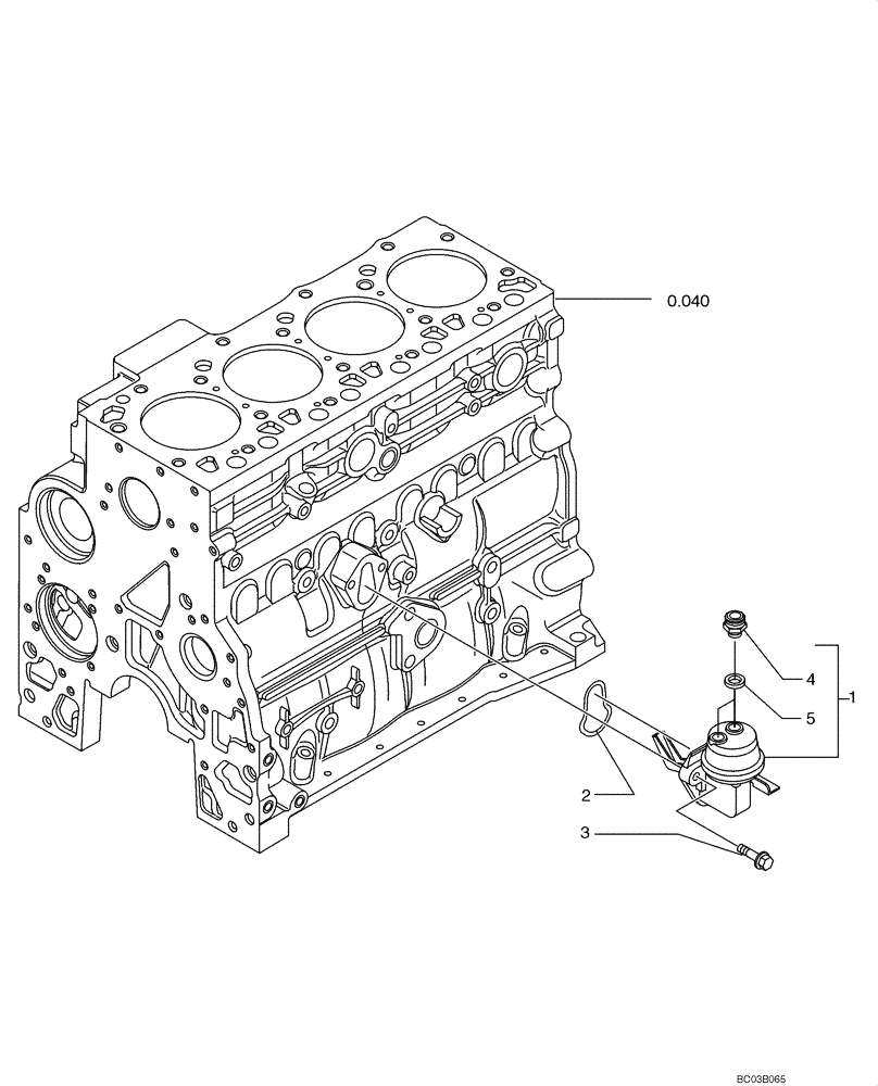 Схема запчастей Case 521D - (0.201[01]) - FUEL PUMP (03) - FUEL SYSTEM