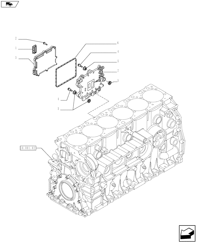 Схема запчастей Case F2CFE614A A013 - (55.440.01) - ELECTRONIC INJECTION (504305399) (06) - ELECTRICAL SYSTEMS