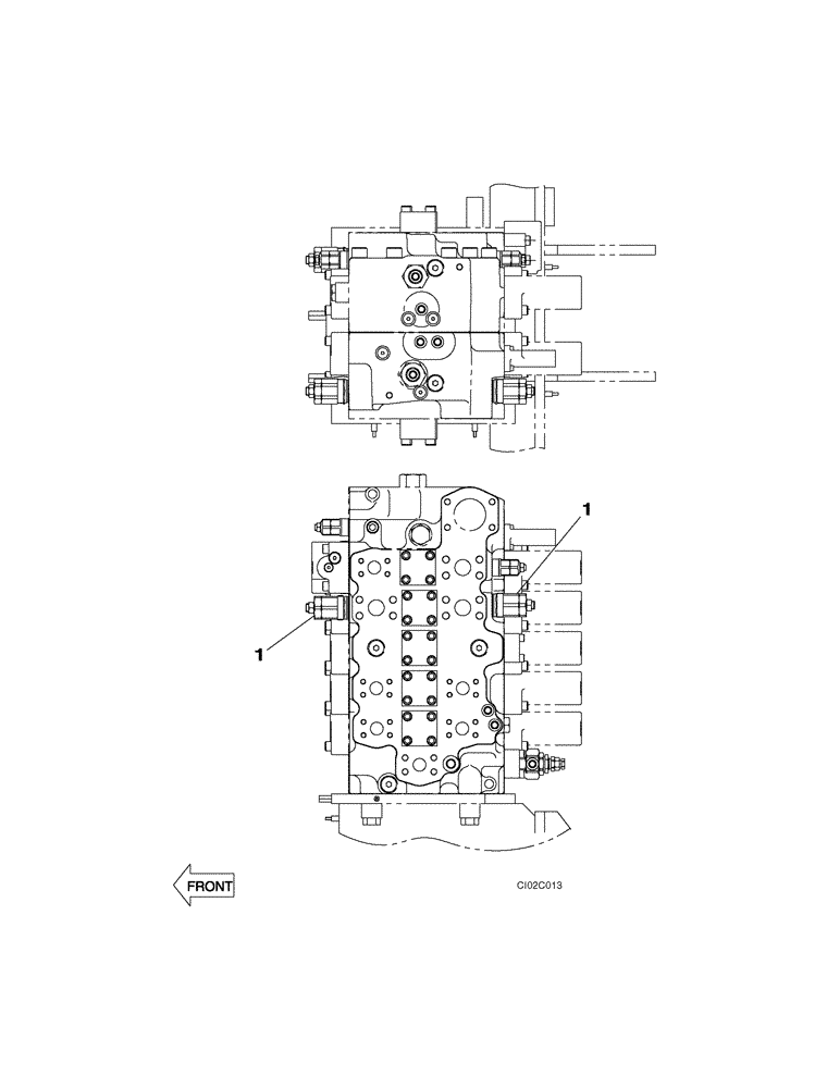 Схема запчастей Case CX460 - (08-76) - CONTROL VALVE - VALVE, PORT RELIEF (08) - HYDRAULICS