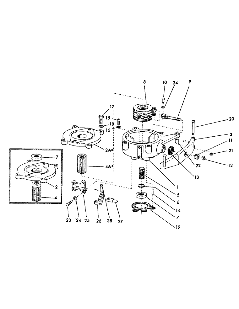 Схема запчастей Case 30YC - (052) - SWING BRAKE (07) - HYDRAULIC SYSTEM