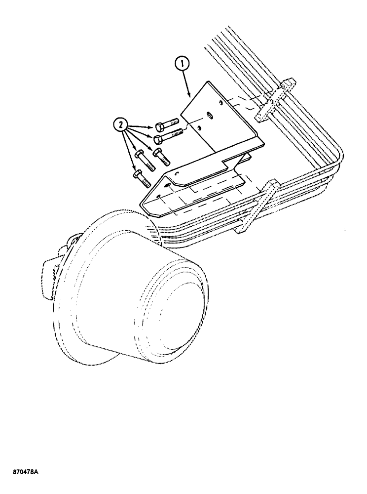 Схема запчастей Case 688 - (5-04) - TRACK FRAME TUBING GUARDS (11) - TRACKS/STEERING