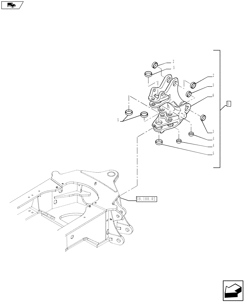 Схема запчастей Case 580SN WT - (84.114.0101) - BOOM - ASSEMBLY (84) - BOOMS, DIPPERS & BUCKETS