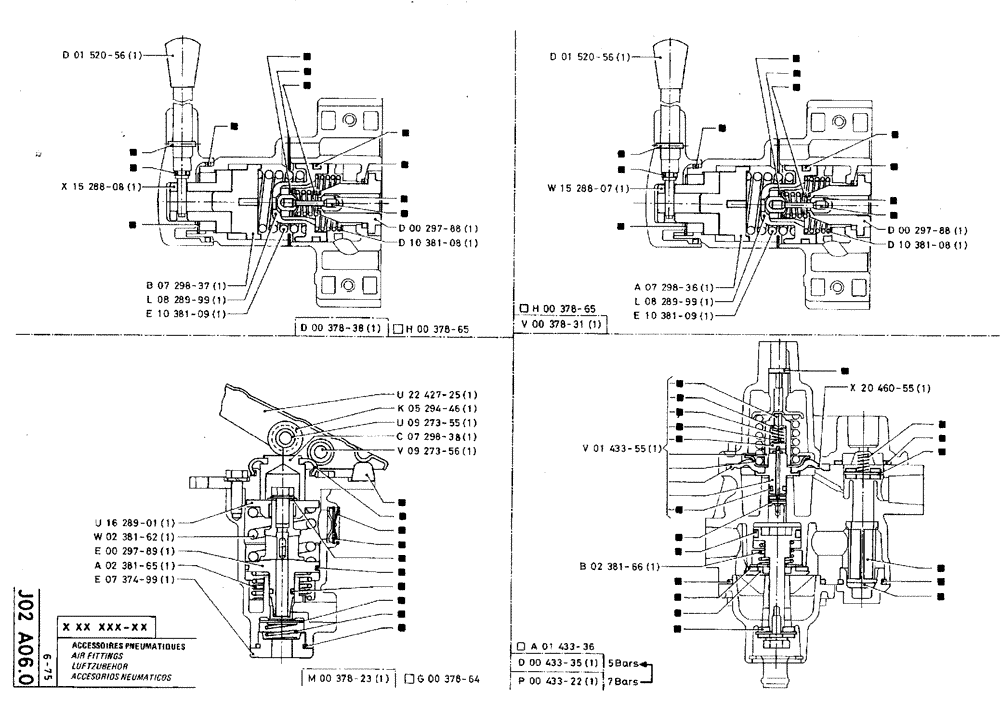 Схема запчастей Case TY45 - (J02 A06.0) - AIR FITTINGS (05) - UPPERSTRUCTURE CHASSIS