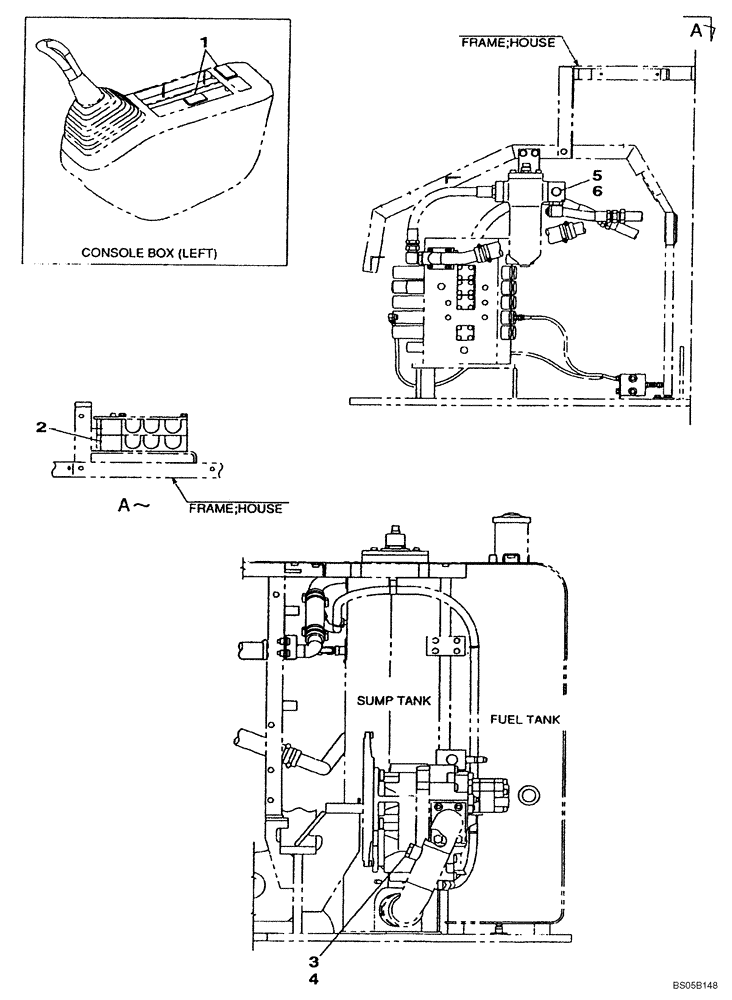 Схема запчастей Case CX225SR - (08-43) - PLUG - BREAKER (08) - HYDRAULICS