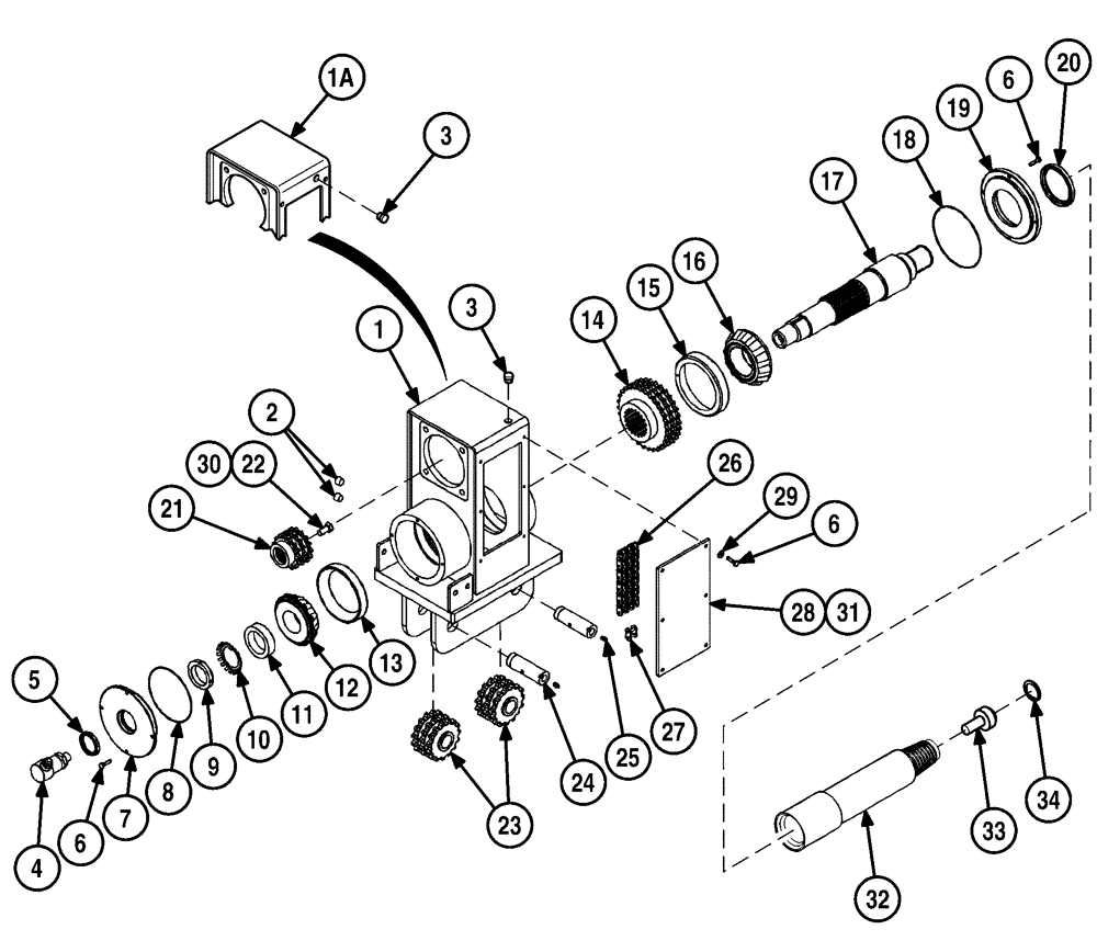 Схема запчастей Case 6010 - (09-07) - DRIVE - DRILL (89) - TOOLS