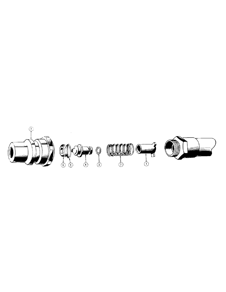 Схема запчастей Case 310 - (178[1]) - 4025AA PULL BEHIND COUPLING - MALE (05) - UPPERSTRUCTURE CHASSIS