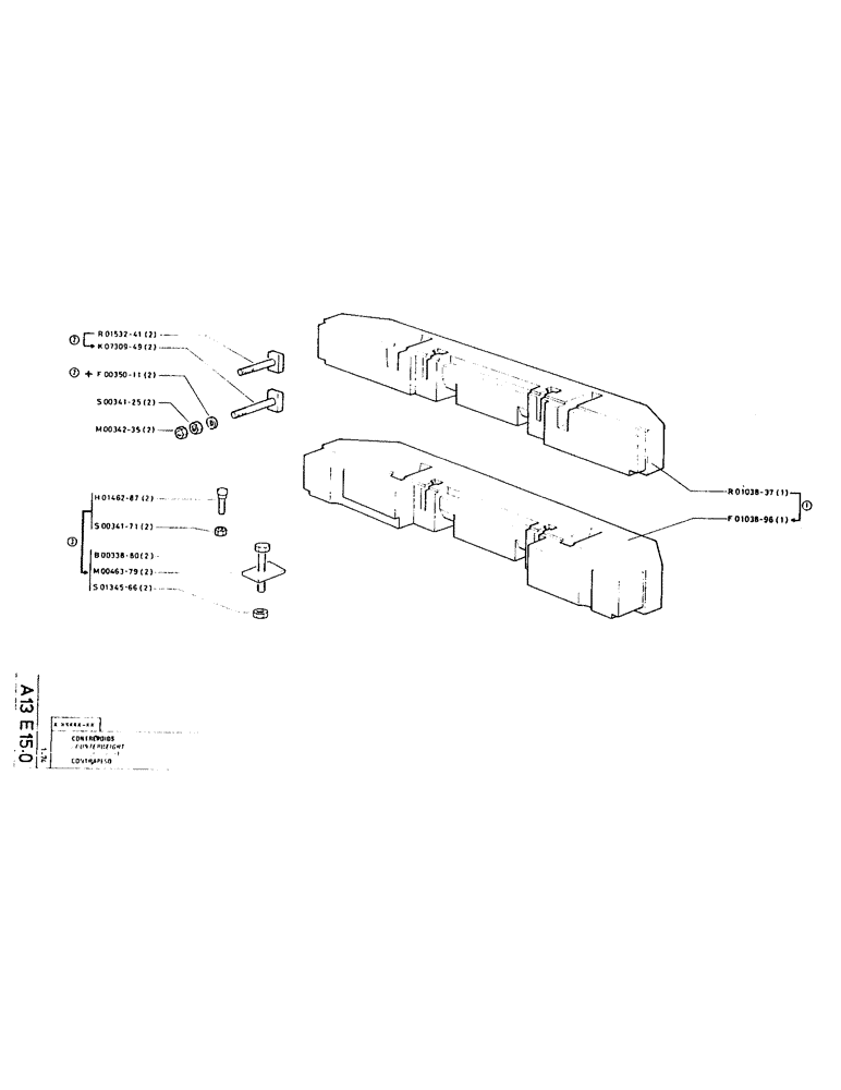 Схема запчастей Case LC80M - (010) - COUNTERWEIGHT 