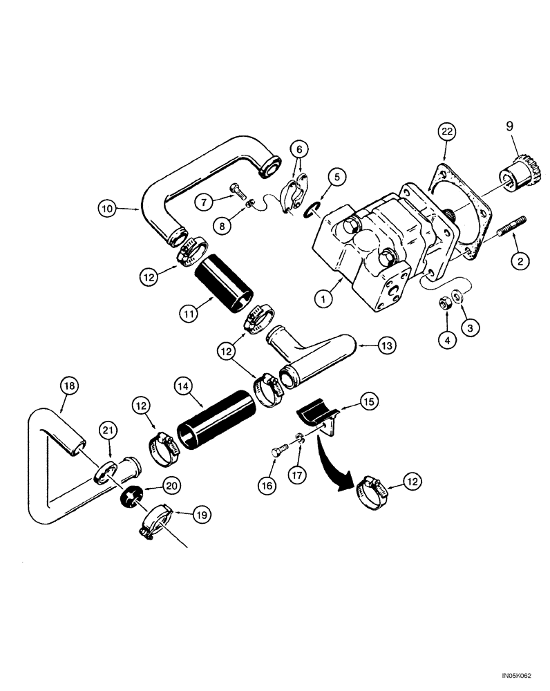 Схема запчастей Case 1150H_IND - (08-02) - HYDRAULIC - EQUIPMENT (08) - HYDRAULICS