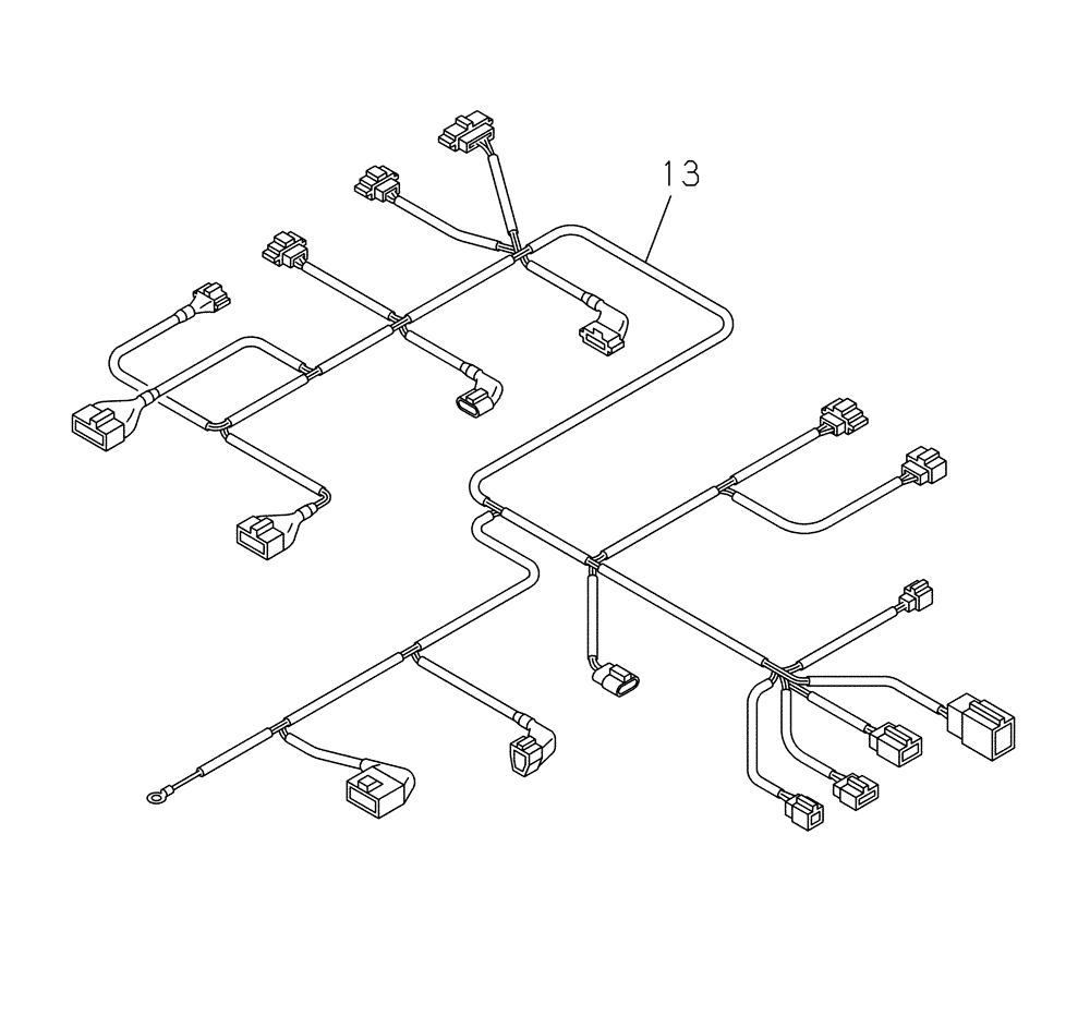 Схема запчастей Case CX470C - (04-810-01[01]) - ELECTRICAL ACCESSORIES - ENGINE (06) - ELECTRICAL SYSTEMS