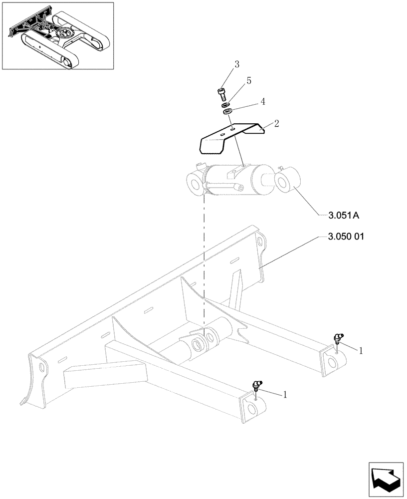 Схема запчастей Case CX22B - (3.050[02]) - DOZER BLADE ASSEMBLY (86) - DOZER