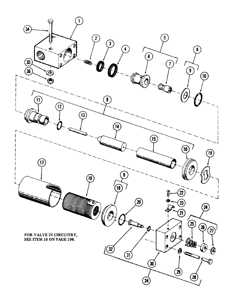 Схема запчастей Case 40 - (250) - HI-LOW RANGE SOLENOID VALVE, (USED ON UNITS WITH PIN 6270855 AND AFTER) (35) - HYDRAULIC SYSTEMS