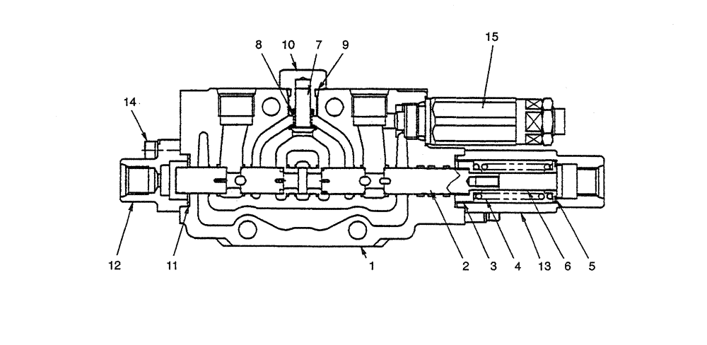 Схема запчастей Case CX27B PV13 - (07-003) - VALVE ASSY, CONTROL (DOZER) ELECTRICAL AND HYDRAULIC COMPONENTS