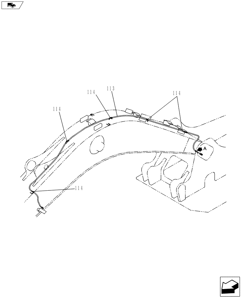 Схема запчастей Case CX130C - (55.510.AB[04]) - ELECTRIC PARTS AND WIRE HARNESS (55) - ELECTRICAL SYSTEMS