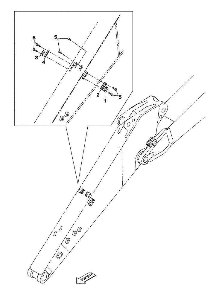 Схема запчастей Case CX130C - (84.912.AB[06]) - CLAMP - DIPPER (84) - BOOMS, DIPPERS & BUCKETS