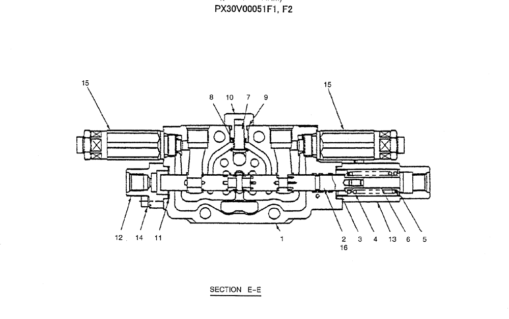 Схема запчастей Case CX31B - (07-006) - VALVE ASSY, CONTROL (ARM) (35) - HYDRAULIC SYSTEMS