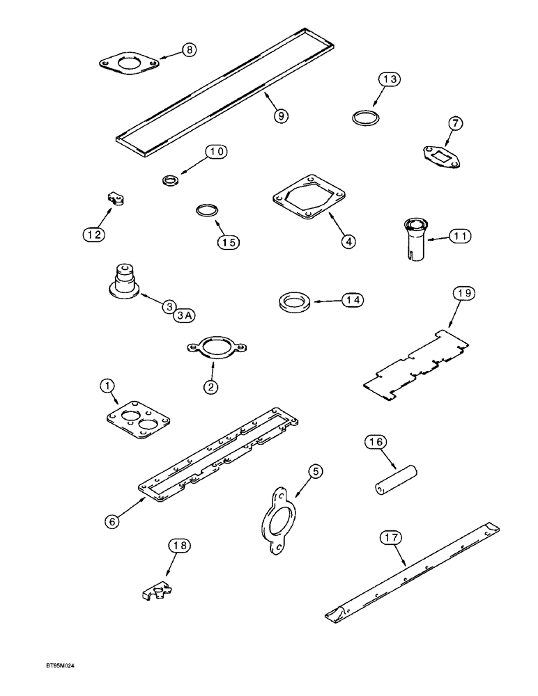 Схема запчастей Case 9045B - (2-48) - VALVE GRIND GASKET KIT, 6T-830 EMISSIONS CERTIFIED ENGINE (02) - ENGINE