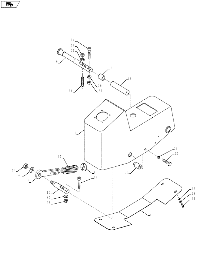 Схема запчастей Case SV208 - (09-49[01]) - PANEL (GROUP 158-1) (ND115395) (09) - CHASSIS/ATTACHMENTS