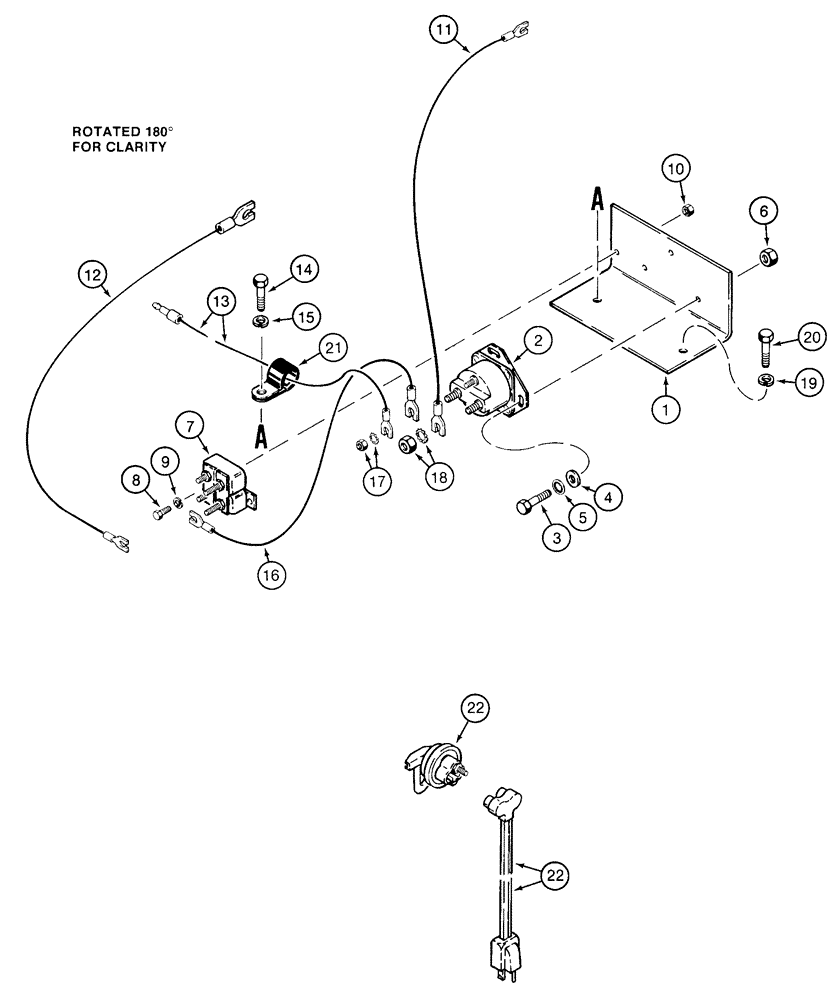 Схема запчастей Case 1835C - (4-24) - ENGINE HEATING COMPONENTS, DIESEL MODELS ONLY, DIESEL OR GASOLINE MODELS (04) - ELECTRICAL SYSTEMS