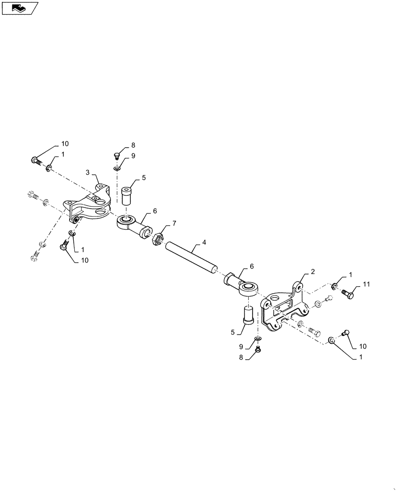 Схема запчастей Case DV23 - (39.100.AN[01]) - ARTICULATION, SUPPORT JOINT (39) - FRAMES AND BALLASTING