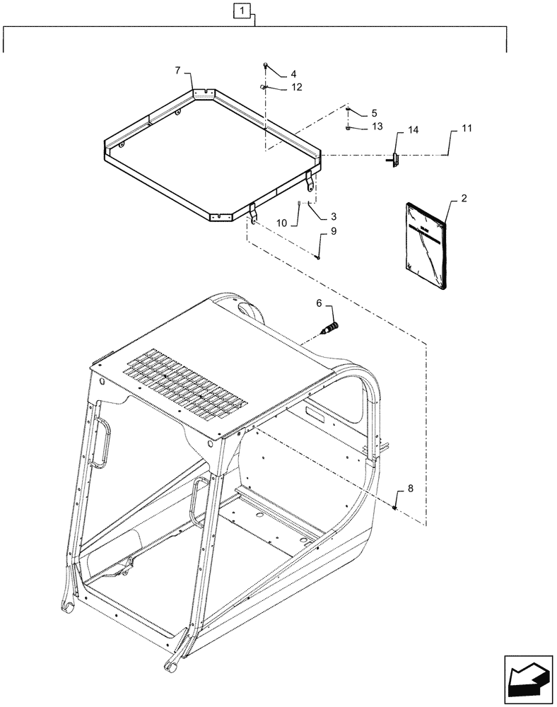 Схема запчастей Case SR130 - (88.055.02) - DIA KIT, STROBE LIGHT (88) - ACCESSORIES