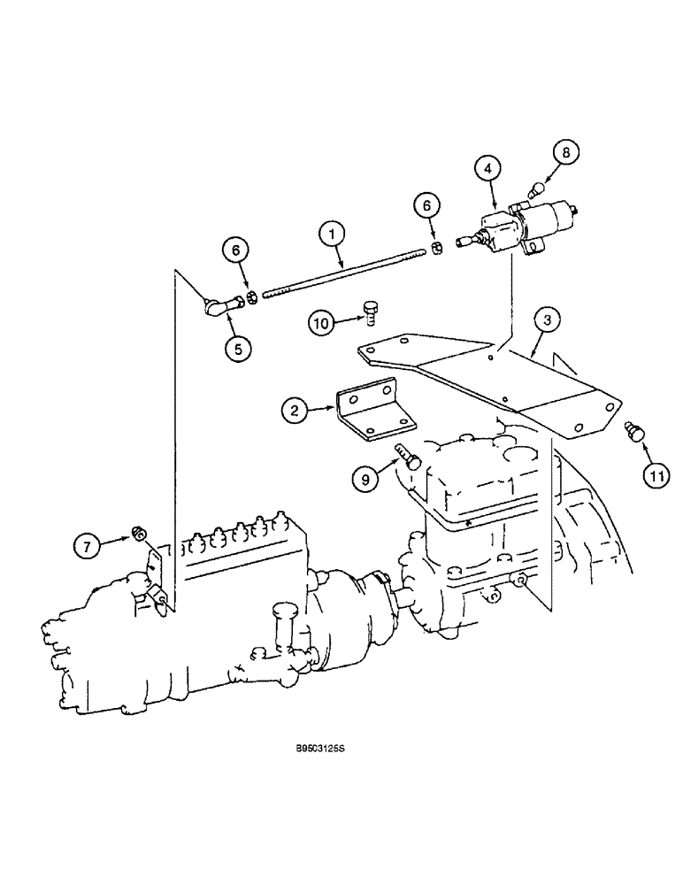 Схема запчастей Case 9060B - (4-40) - ENGINE STOP, 6D22-TC ENGINE (04) - ELECTRICAL SYSTEMS