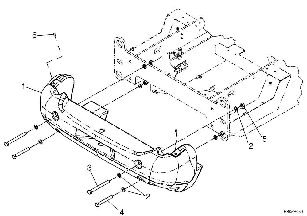 Схема запчастей Case 721E - (09-89) - COUNTERWEIGHTS - 3450 POUND (09) - CHASSIS