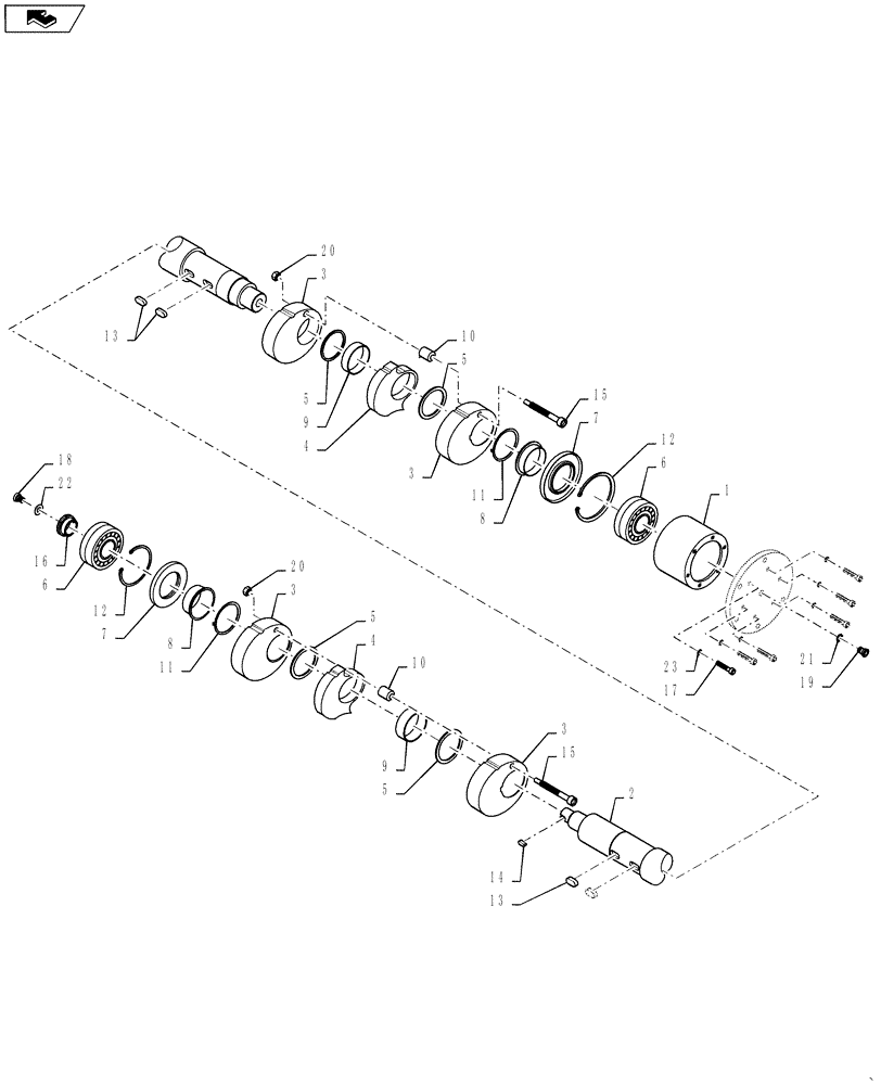 Схема запчастей Case DV36 - (44.510.EA[10]) - DRUM, VIBRATION - BSN NFNTV0040 (44) - WHEELS